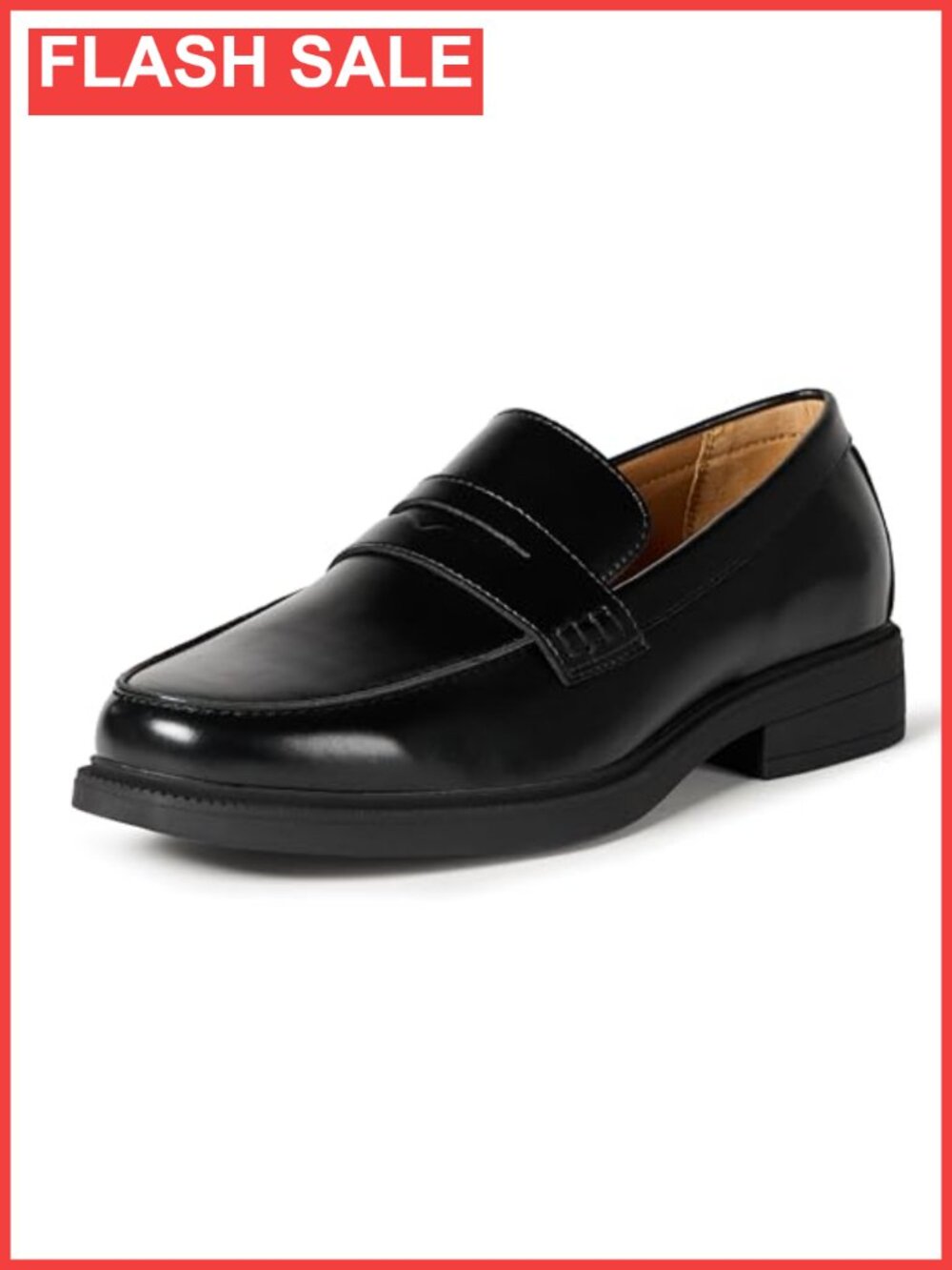 Men's Classic Penny Loafers Faux Leather Memory Foam Dress Shoes